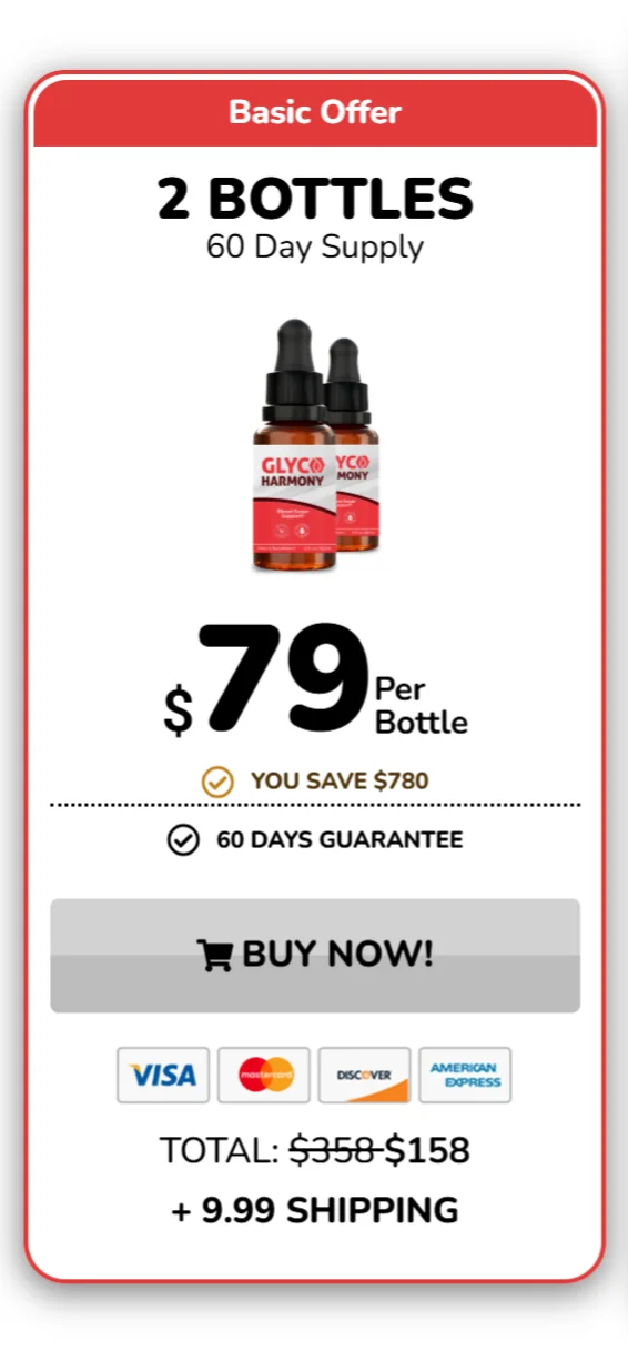 Glyco Harmony™ 2 bottles pricing